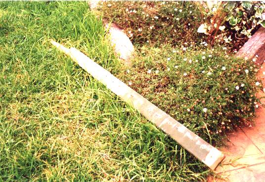 This fence post went about 5 meters!!!