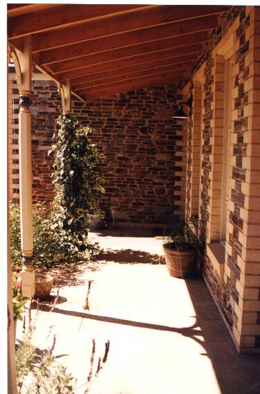 Here is a photo of the front verander!